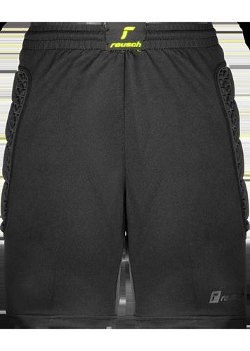 Padded Goalkeeper Shorts Reusch Core Black/Yellow Size XL