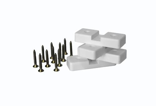 Fishing Rod Storage Rack Wall Mount 6 Rods White SO4140