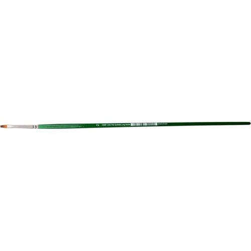 DAS S1068F Synthetic Flat Long Handle Brush #2