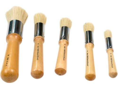 DAS S1368 Stencil Short Handle Brush #2
