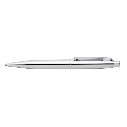 SHEAFFER VFM 9421 POLISHED CHROME BALLPOINT PEN WITH CHROME TRIM