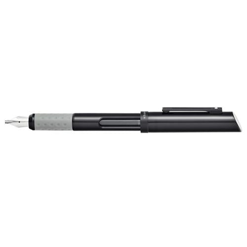 SHEAFFER CALLIGRAPHY BLACK WITH BLACK TRIM FINE FOUNTAIN PEN