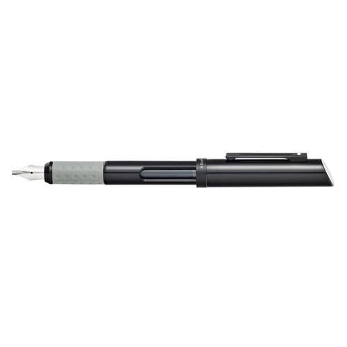 SHEAFFER CALLIGRAPHY BLACK WITH BLACK TRIM MEDIUM FOUNTAIN PEN