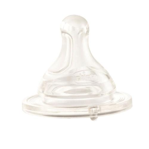 CHICCO TEAT: PERFECT5 2M+ MED FLOW SIL 2PK