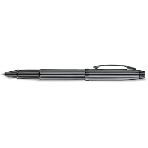 SHEAFFER 100 GLOSS DARK GREY GUNMETAL PVD TRIM ROLLERBALL PEN