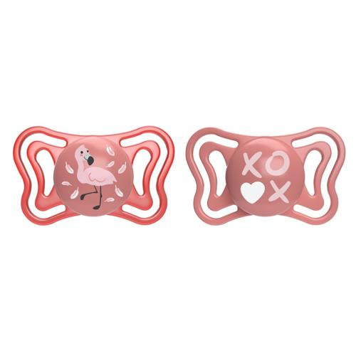 CHICCO SOOTHER: PHYSIO LIGHT PINK SIL 6-16M 2PC