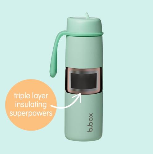B.BOX INSULATED FLIP TOP BTL 690ML LILAC LOVE