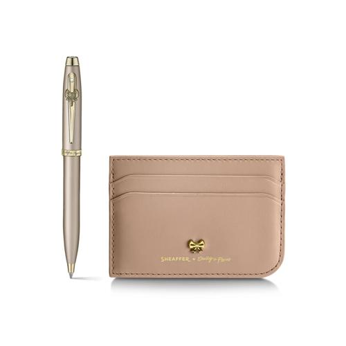 SHEAFFER GIFT SET FT. 100 EMILY IN PARIS CHAMPAGNE GOLD BALLPOINT PEN