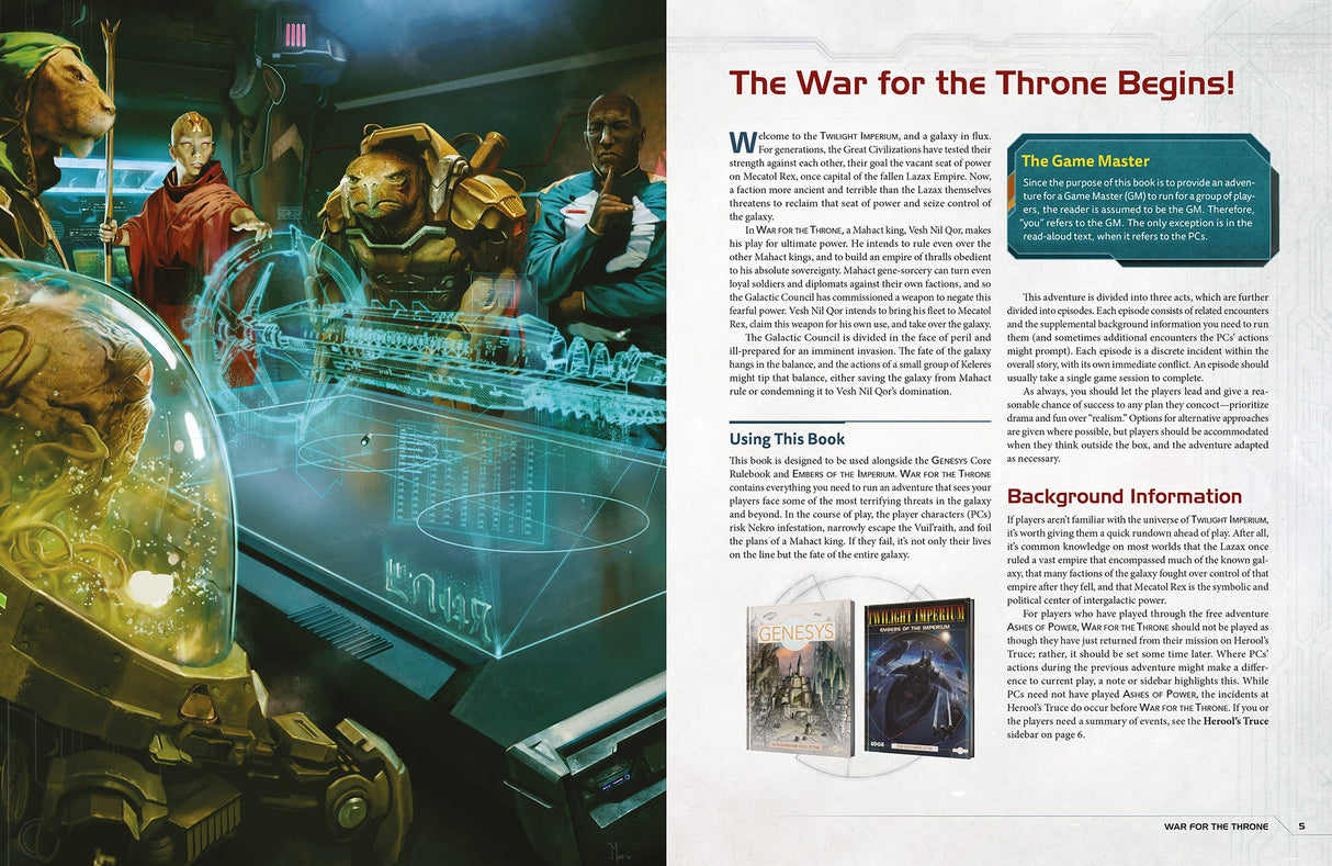 Genesys: Twilight Imperium - War for the Throne