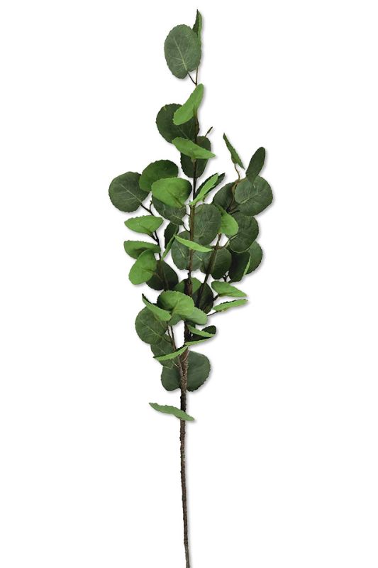 Artificial Dollar Leaf Spray - Mid Green - Set of 6