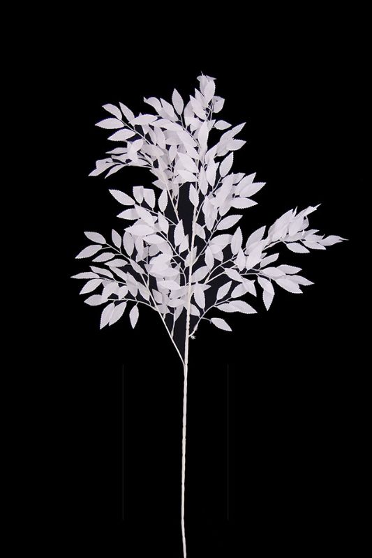 Artificial Long stem red ash - White - Set of 10
