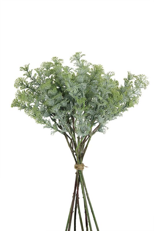 Artificial Green Mist Bunch - Light Green - Set of 6