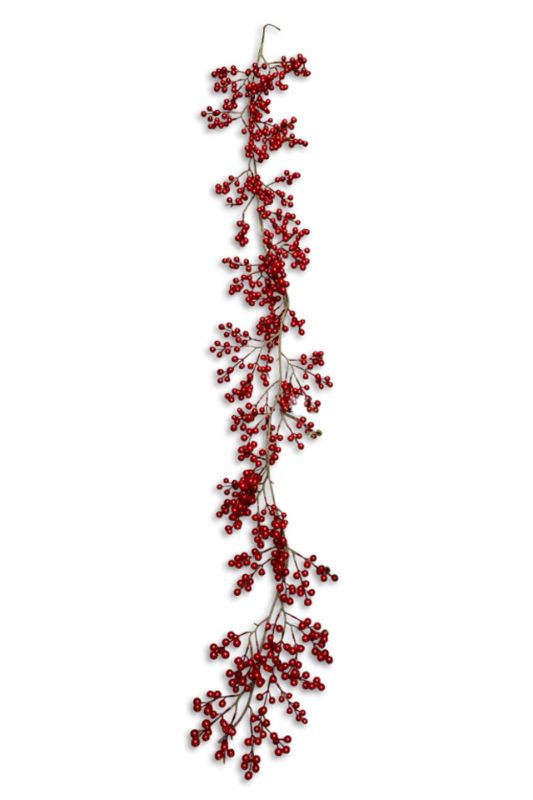 Artificial 108 Head Red Berry Garland - Red