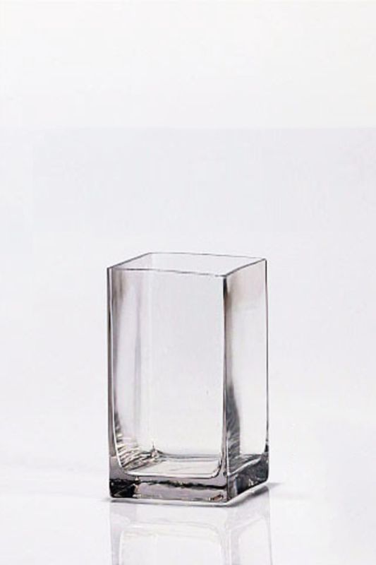 Clear glass cube vases set of 12, ideal for showcasing flowers or decorative stones, perfect for home or event decor.