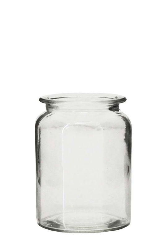 Glass - High Neck Plain Cylinder Vase - Clear - Set of 24