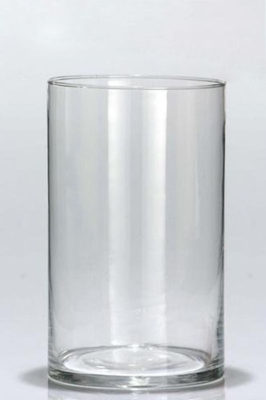 Glass - Maxi Cylinder Vase - Clear - Set of 12