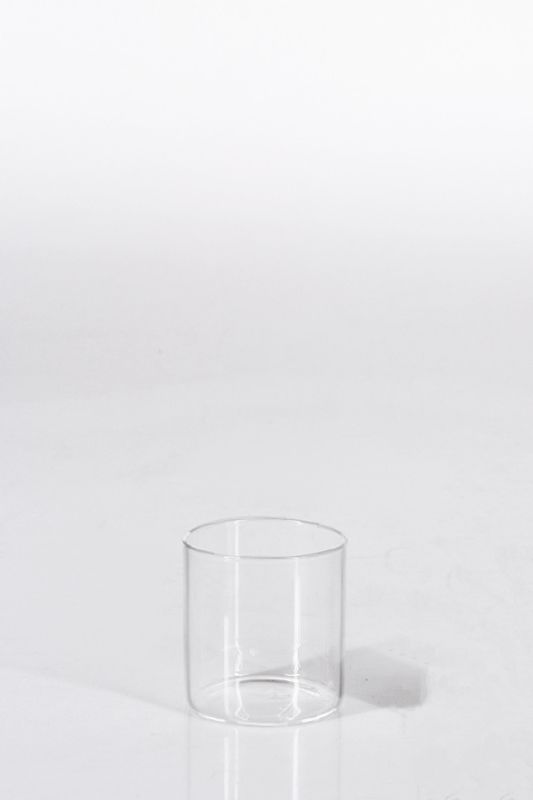 Glass - T-Light Cylinder - Clear - Set of 24