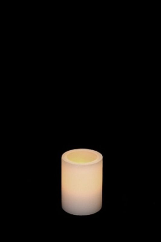 Real Wax LED CANDLE (1 x CR2032 battery required) - White - Set of 6