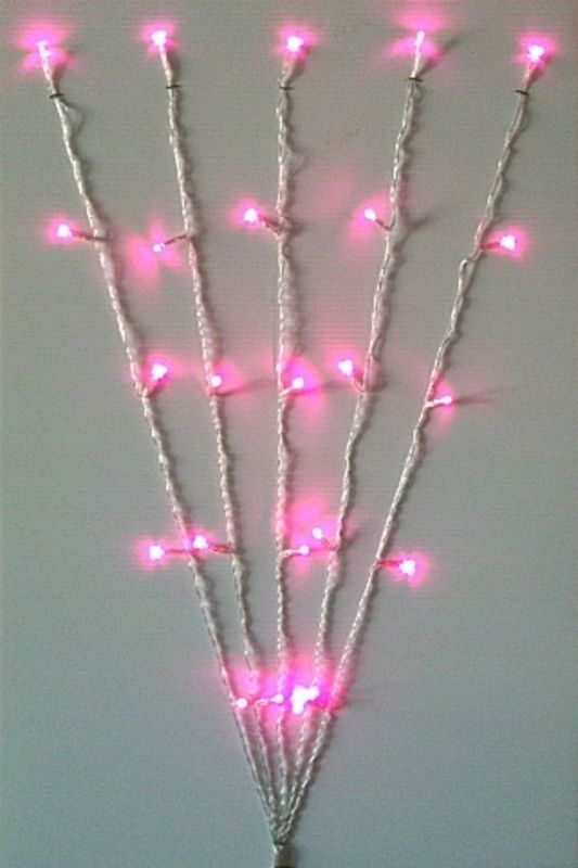 LED Octopus (Light Pink) - Light Pink - Set of 6