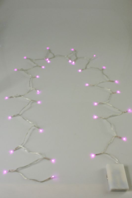 LED Strand - Light Pink - Light Pink - Set of 6