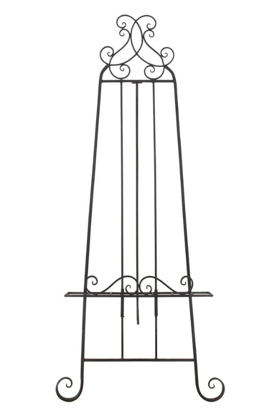 Scroll Wedding Easel - Bronze - Set of 2
