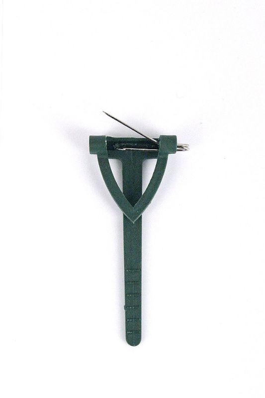 T-Shaped button hole clips for securing boutonnieres, 95-100 pieces, durable design with built-in safety pin.