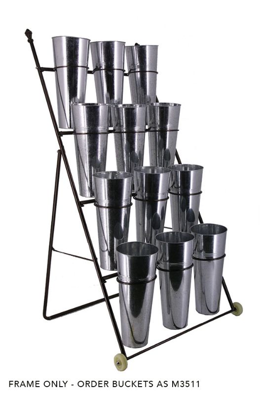 12 Vase Flower Stand - Bronze