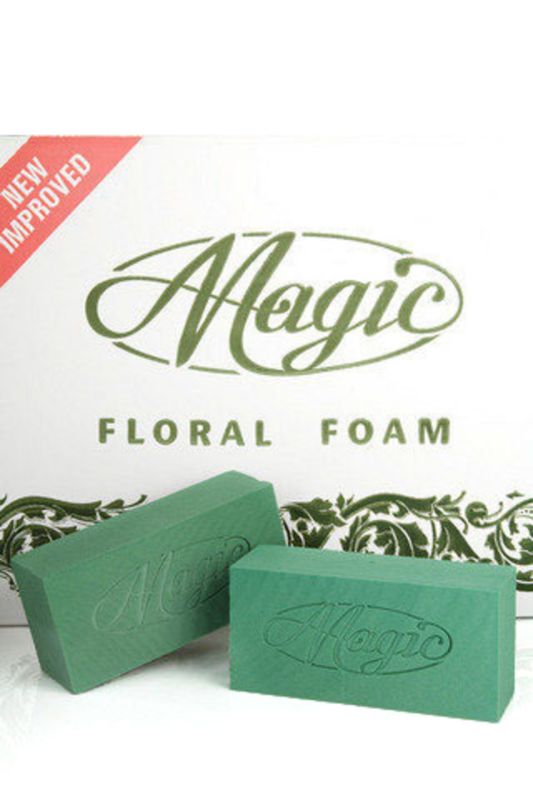 Florist - 'Magic' Florafoam 40 Bricks/Carton - Mid Green
