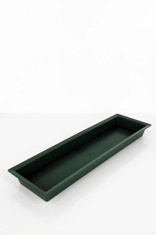 Florist - 'Magic' Casket Tray (Double Brick Size) - Mid Green - Set of 4