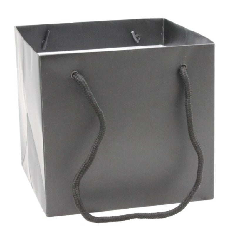 Gift Bag - Paper Gift Bag Black Pack of 10