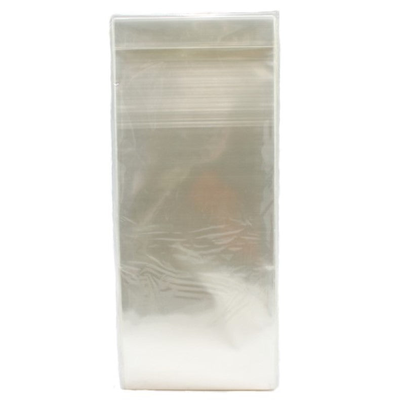 Clear cello wine bags in a pack of 100, perfect for elegantly presenting standard wine bottles at any event.