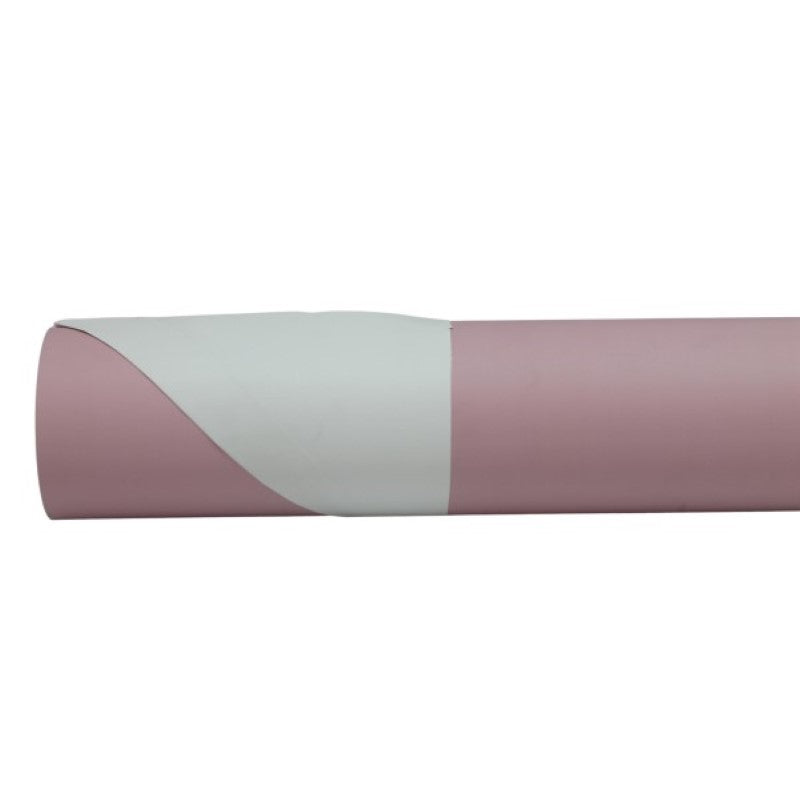 Dual-sided Euro wrap sheets featuring white and champagne pink, ideal for elegant gift wrapping and creative projects.
