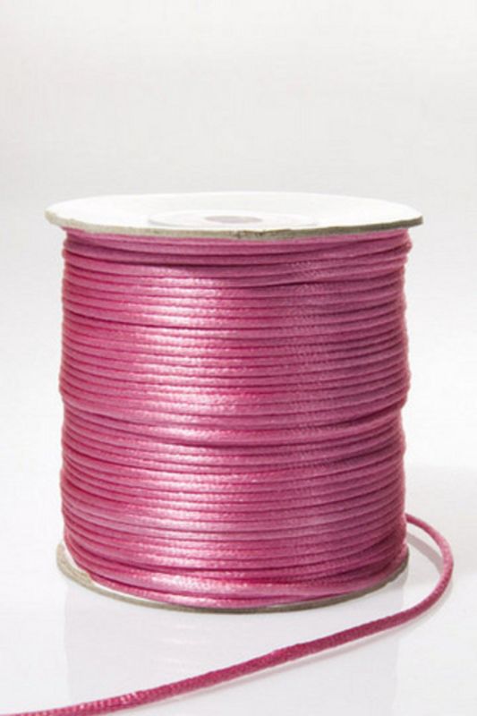 Set of 5 white satin cord ribbons, 100m long and 2.5mm wide, perfect for crafts, gift wrapping, and home decor.