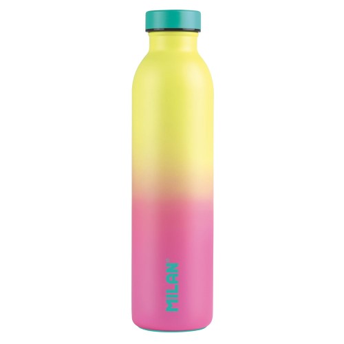 Milan Stainless Steel Isothermal Bottle 590ml Sunset Series Pink