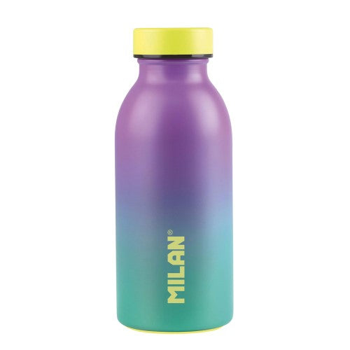 Milan Stainless Steel Isothermal Bottle 350ml Sunset Series Turquoise