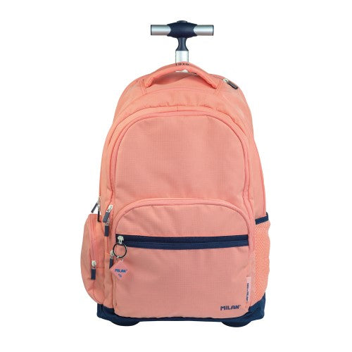 Milan Wheeled Backpack 6 Zip 25L 1918 Series Pink