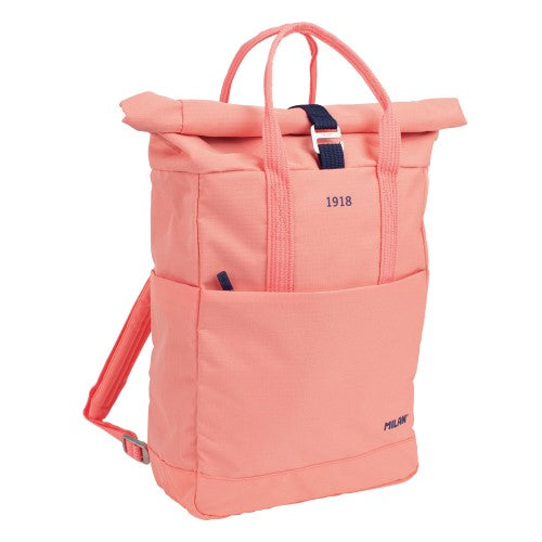 Milan Urban Backpack Top Roll Closure 10L 1918 Series Pink