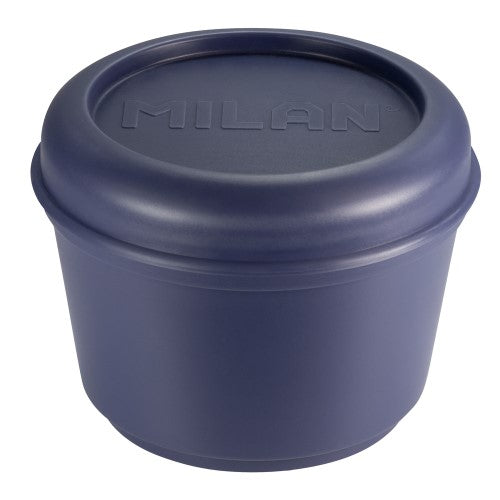 Milan Food Container Round 250ml 1918 Series Navy Blue