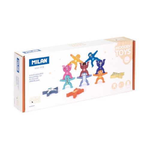 Milan Wooden Educational Toy Aliens Tower