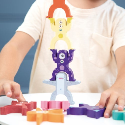 Milan Wooden Educational Toy Aliens Tower