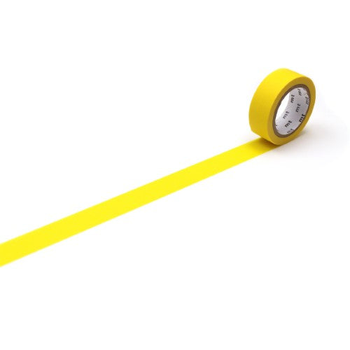MT Washi Tape 15mm x 7m Matte Yellow