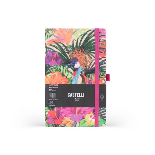 Castelli Notebook Eden Mid Ruled Tropical