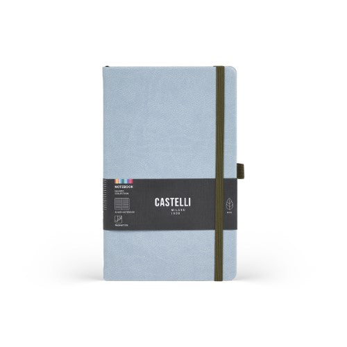 Castelli Notebook Kaleido Mid Ruled Steel