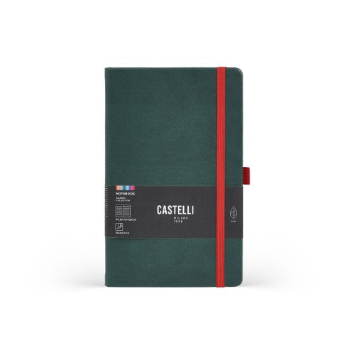 Castelli Notebook Kaleido Mid Ruled Pine