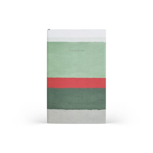 Castelli Notebook Stripes Mid Ruled Sage