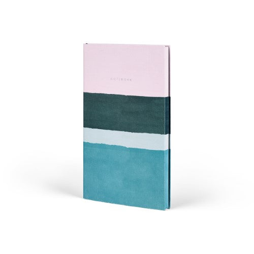 Castelli Notebook Stripes Mid Ruled Dusty Pink