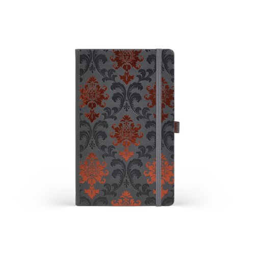Castelli Notebook Copper Pkt Ruled Baroque