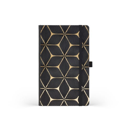 Castelli Notebook Gold Pkt Ruled Flower