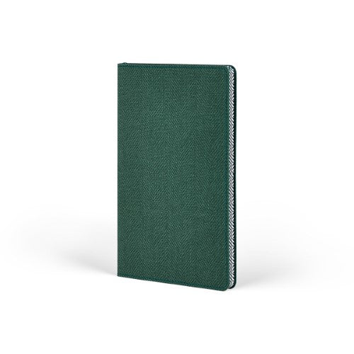 Castelli Notebook Harris Mid Ruled Forest Green