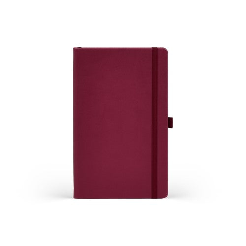Castelli Notebook All Colour Mid Ruled Burgundy